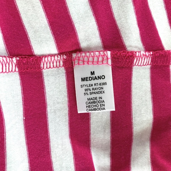 NWOT Zenana Outfitters Pink & White Maxi Dress - Picture 5 of 6